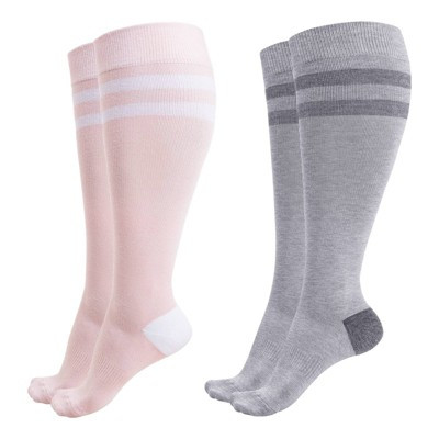 Momcozy Bamboo Fiber Compression Knee High Socks 2pk - XL | Target