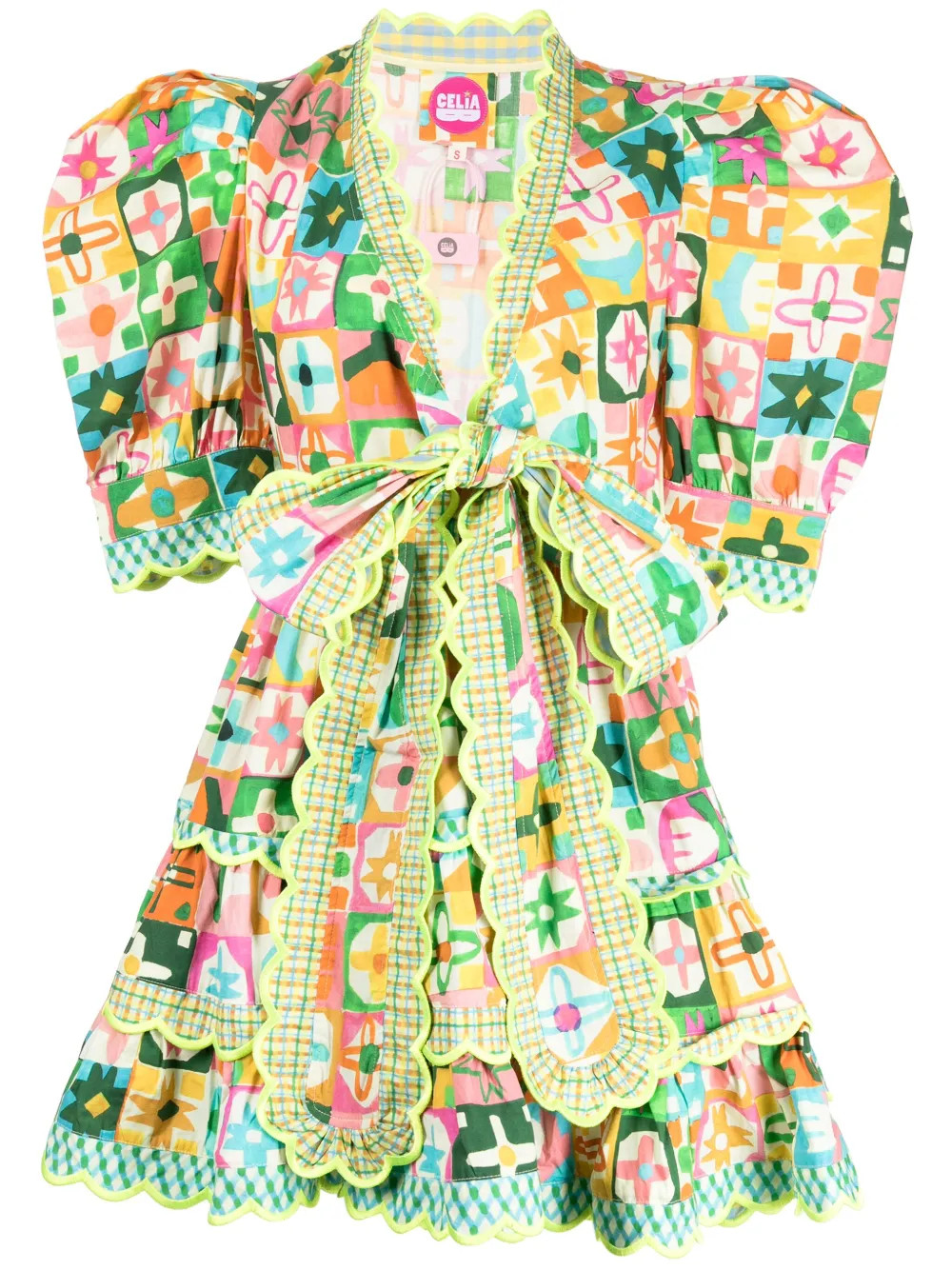 Celia B Oden floral-print Minidress - Farfetch | Farfetch Global