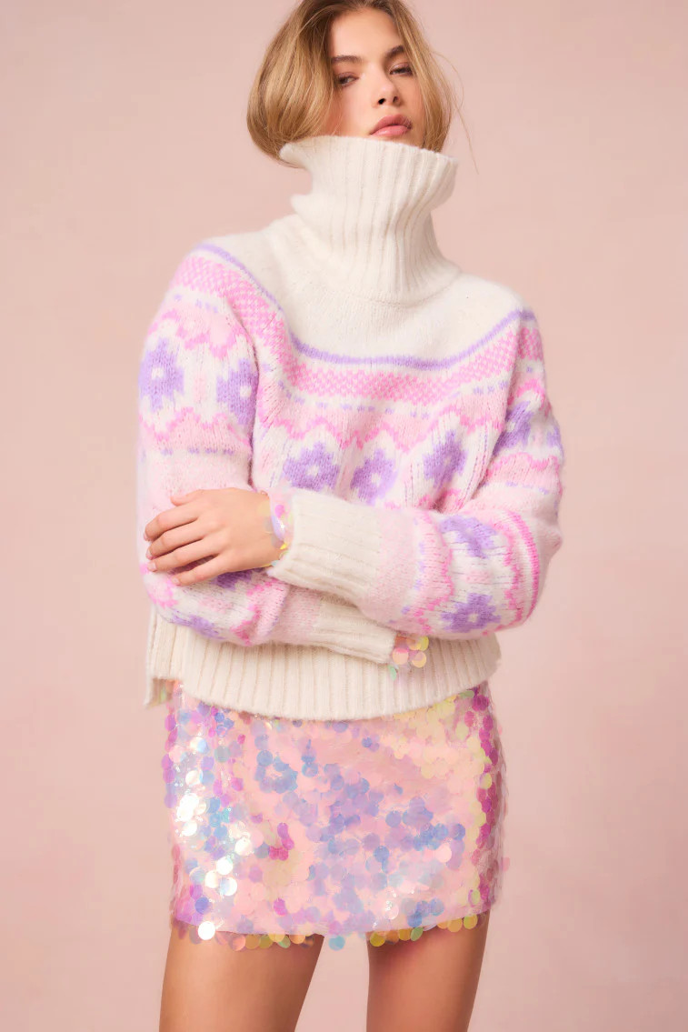 Isana Alpaca Turtleneck Pullover | LoveShackFancy