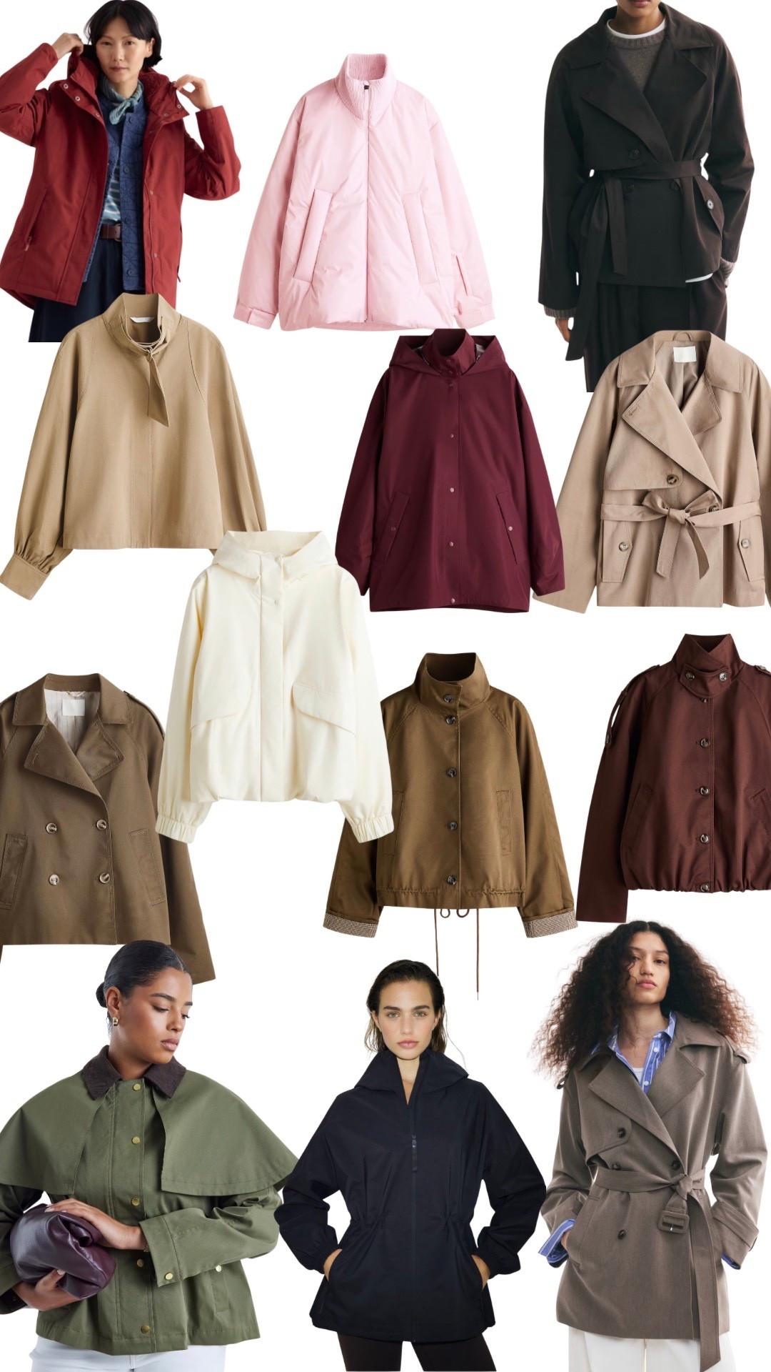 Plus size cropped trench and raincoat edit ☔️

#LTKautumn #LTKplussize #LTKuk
