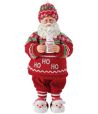 Department 56 Possible Dreams Cozy Santa Claus Ugly Sweater Figurine | Dillard's | Dillard's