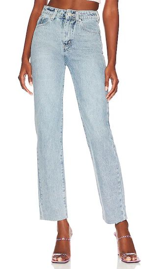 Dylan Straight Denim Jean in Blue Wash | Revolve Clothing (Global)