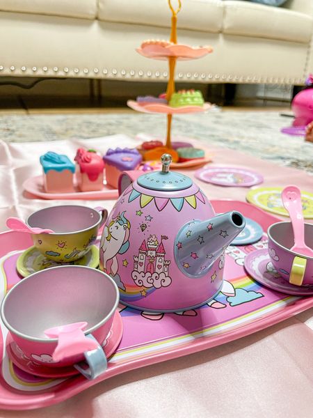 Super cute tea pot set for little girls who love to play pretend. 

#LTKFindsUnder50 #LTKKids