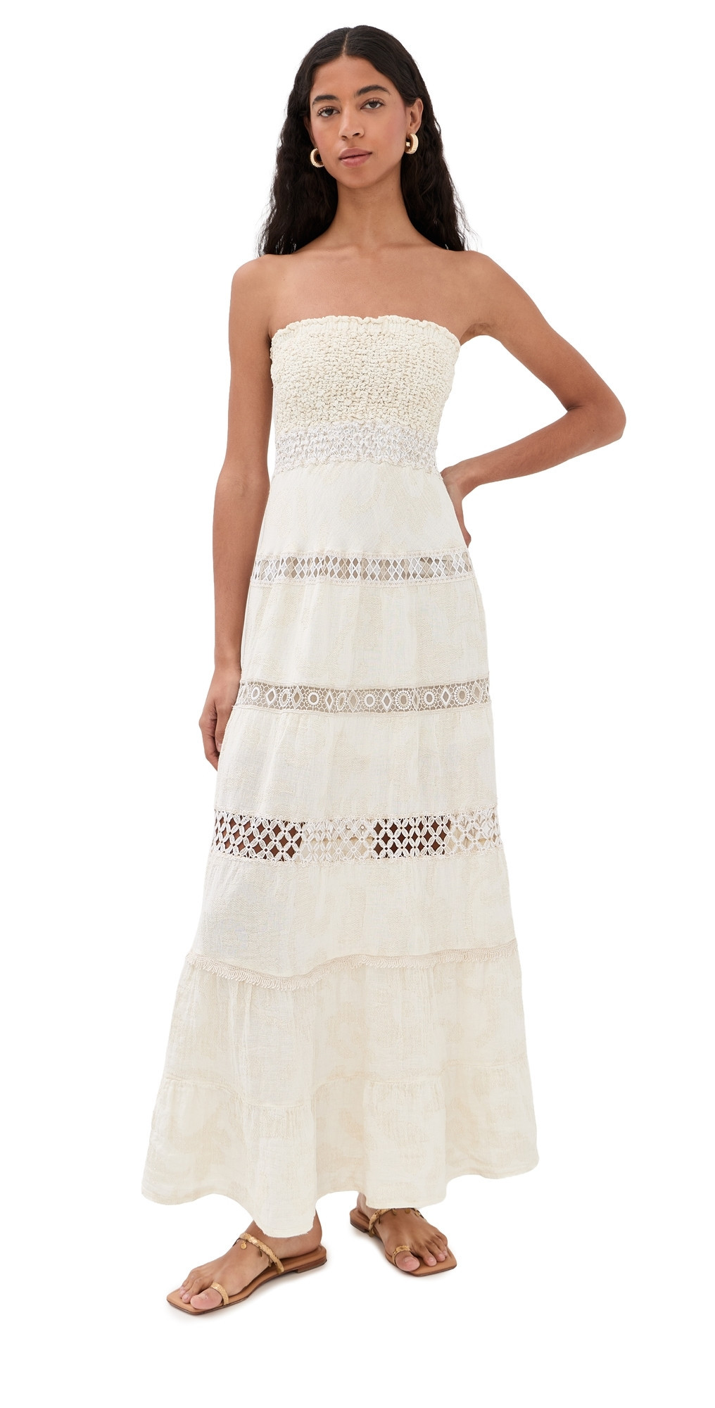 Temptation Positano Rodin Dress Gold L | Shopbop