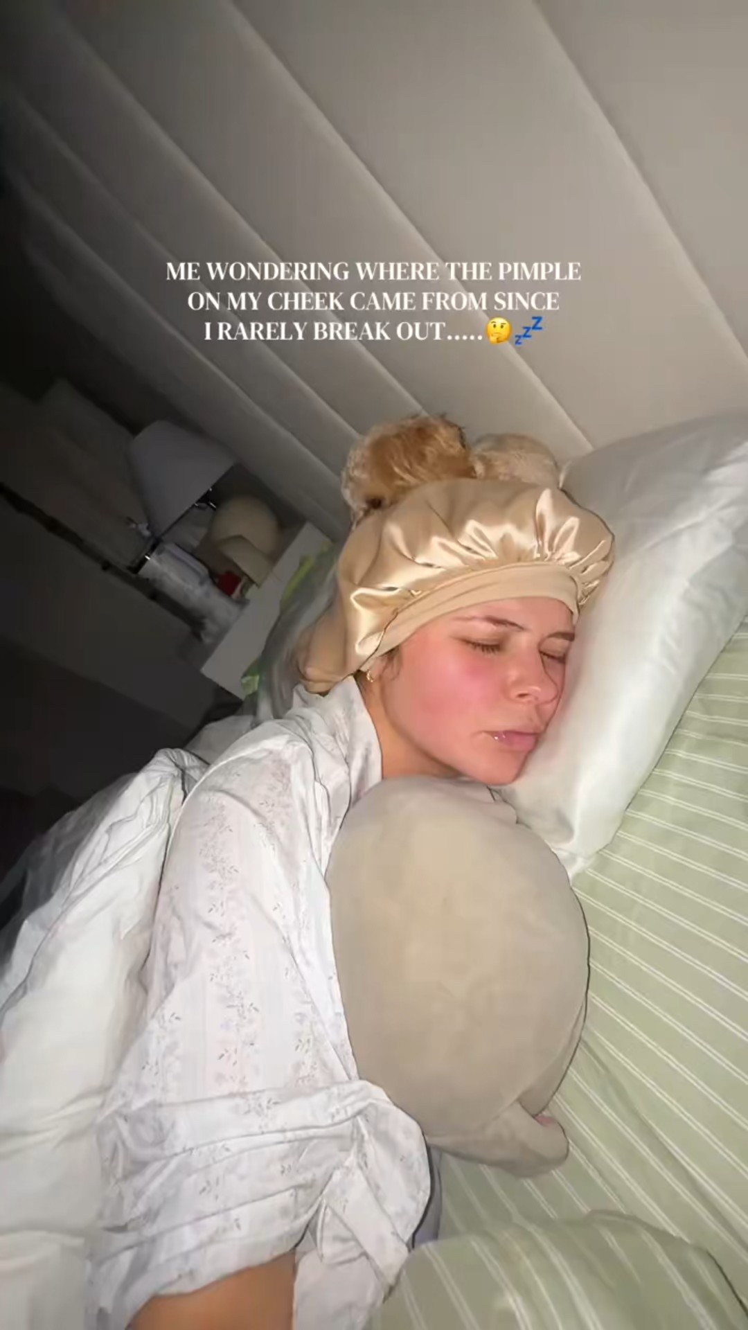 might have to do with someone sleeping on my pillow😃

#LTKmorningroutine #LTKselfcare #LTKdayinmylife