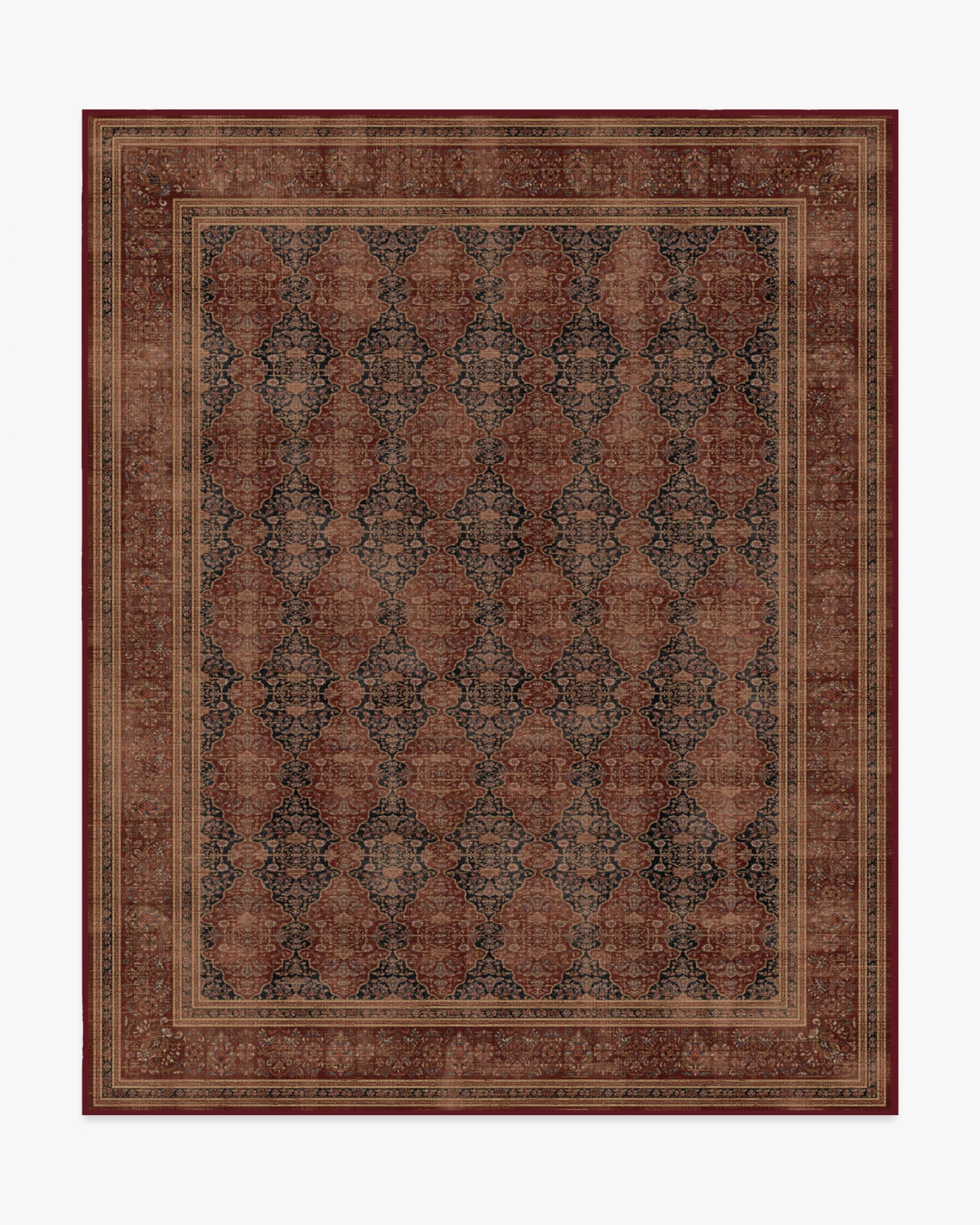 Vesper Amber Red Rug | Ruggable CA | Ruggable