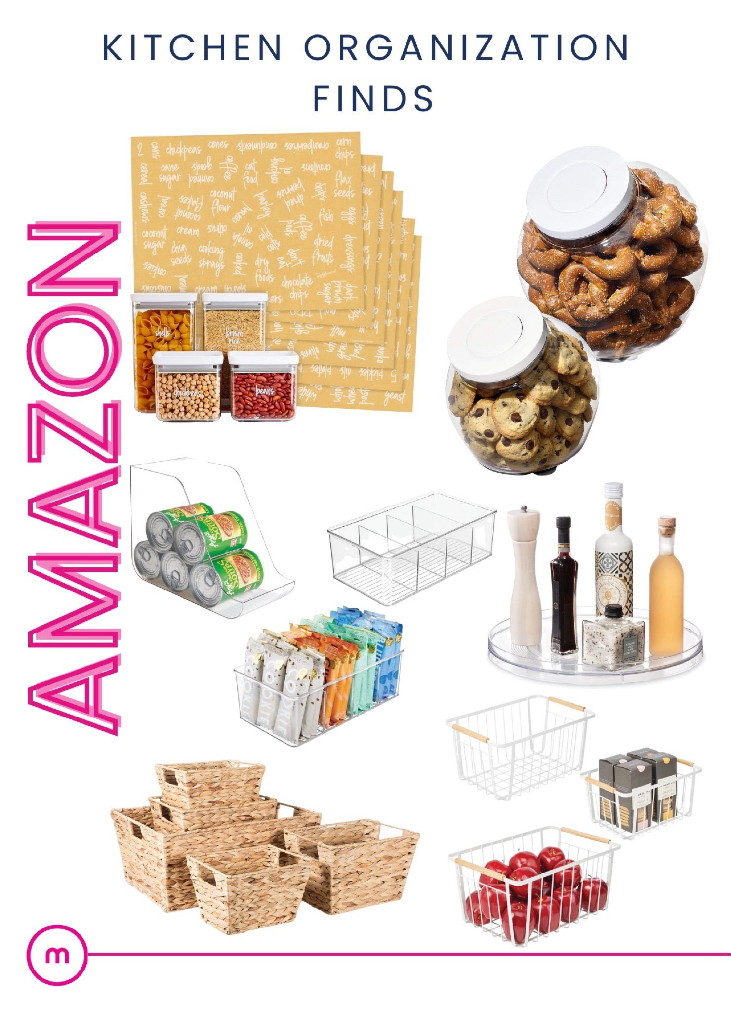 Amazon kitchen organization finds 

#LTKunder50 #LTKunder100 #LTKSeasonal