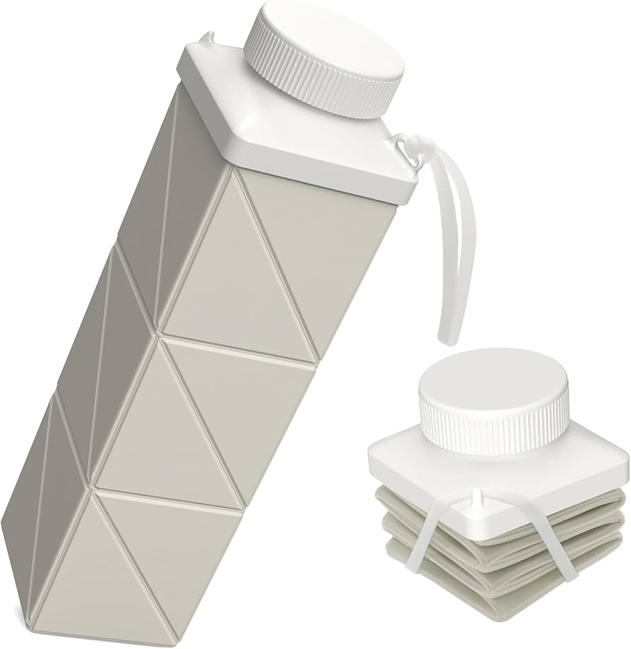 Collapsible Water Bottles 24.3oz, Foldable Travel Water Bottle, Portable & Lightweight, Leakproof... | Amazon (US)