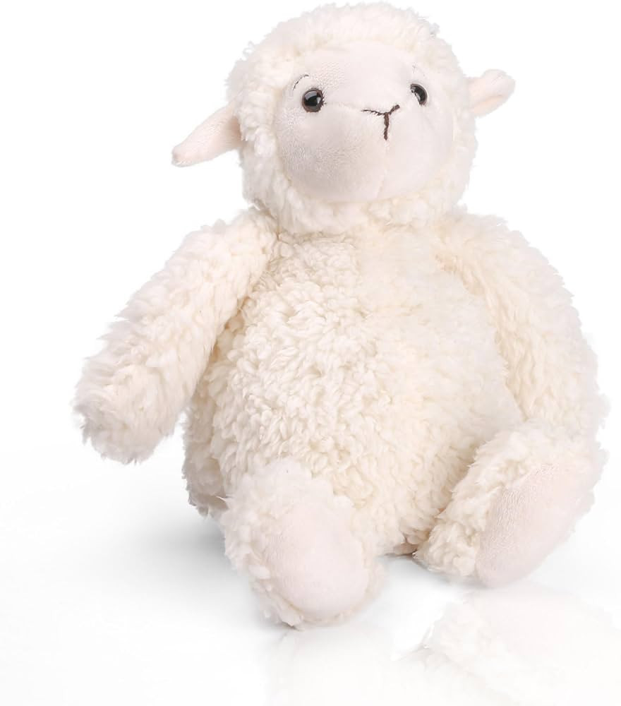 LotFancy Lamb Stuffed Animal, 12" Stuffed Lamb Plush for Baby, Cuddly Fluffy Sheep Toy, Plushies ... | Amazon (US)