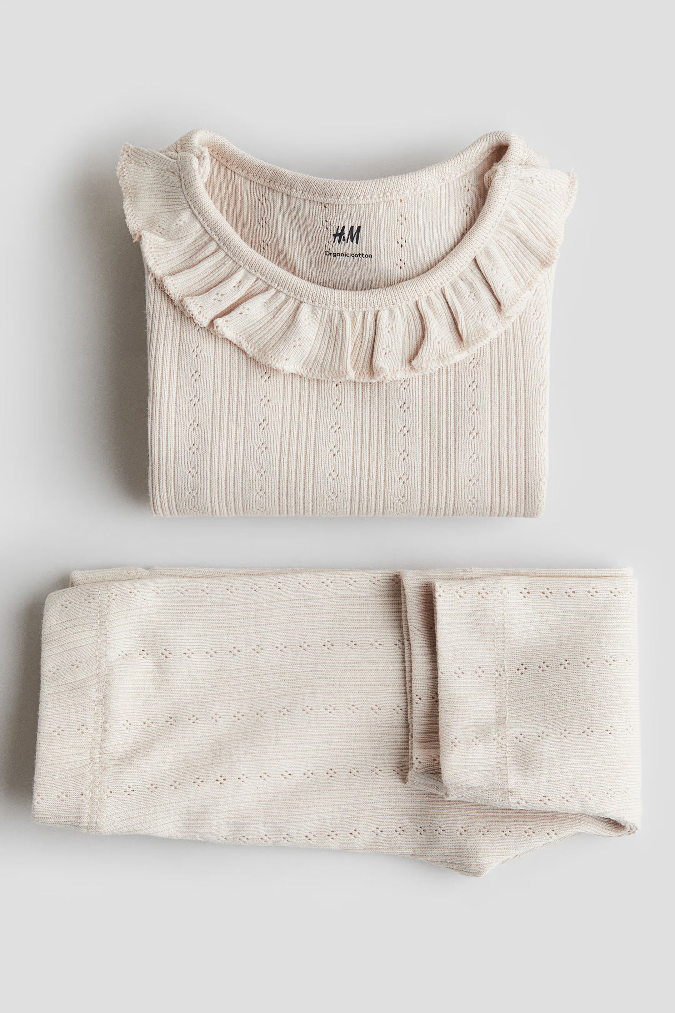 2-piece Pointelle Cotton Set | H&M (US + CA)