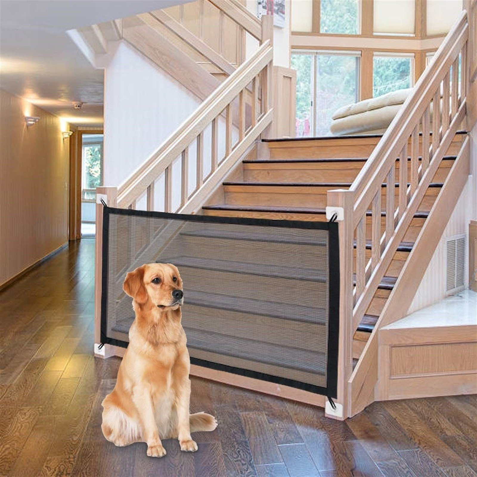 Dog Gate Mesh Fence For Indoor And Outdoor | Jane