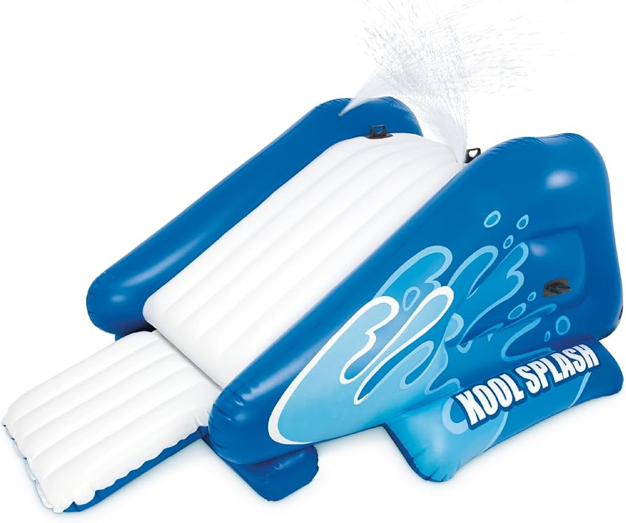 Intex Kool Splash Inflatable Water Slide Swimming Pool Play Center with Built in Sprayers for Kid... | Amazon (US)