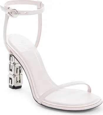 G-Cube Heel Ankle Strap Sandal | Nordstrom