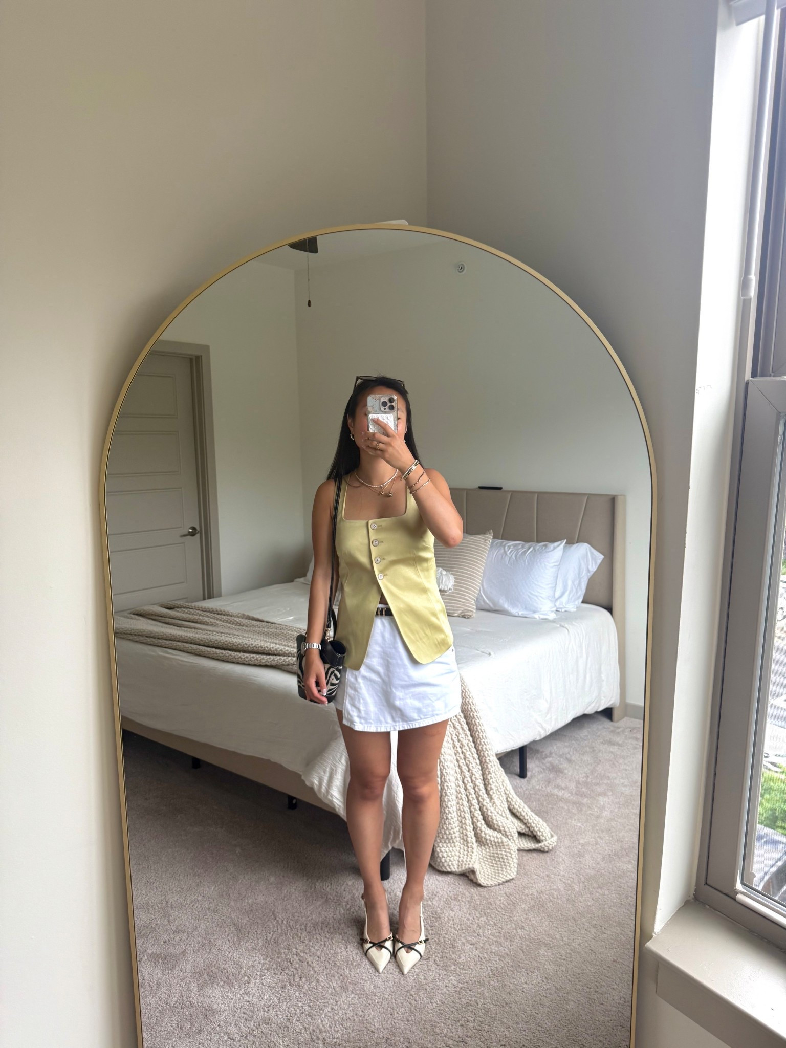 Sunday fit! I’m obsessed with this top with the zebra print purse💛🤍🦓

#LTKStyleTip #LTKSeasonal #LTKSummerEdit