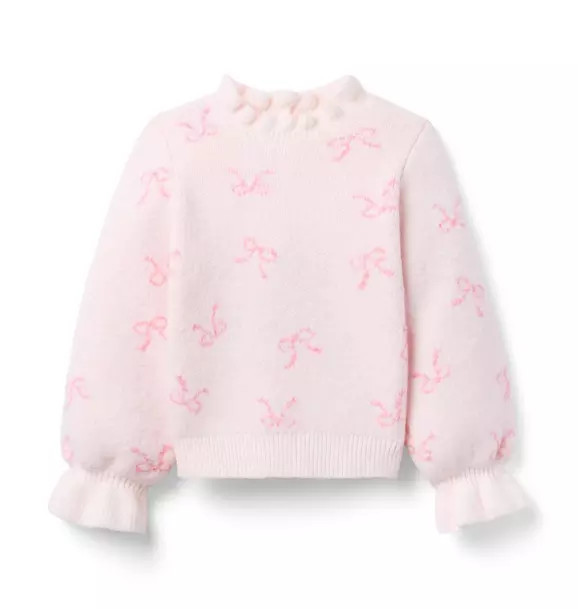 Bow Ruffle Collar Sweater | Janie and Jack
