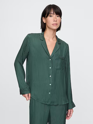 Satin PJ Shirt | Gap (US)