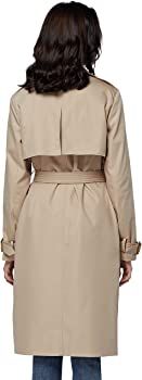 Orolay Women's 3/4 Length Double Breasted Trench Coat Lapel Jacket with Belt | Amazon (US)