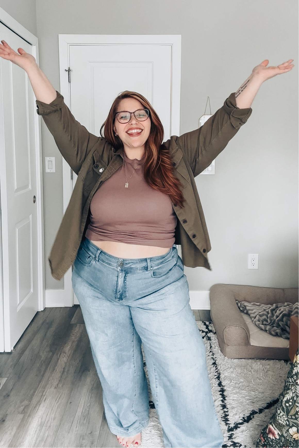 Cute tomboy femme spring outfit idea 🌷

#LTKmidsize #LTKplussize