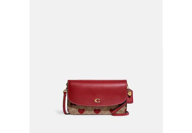 Hayden Crossbody In Signature Canvas With Heart Print | Coach (US)