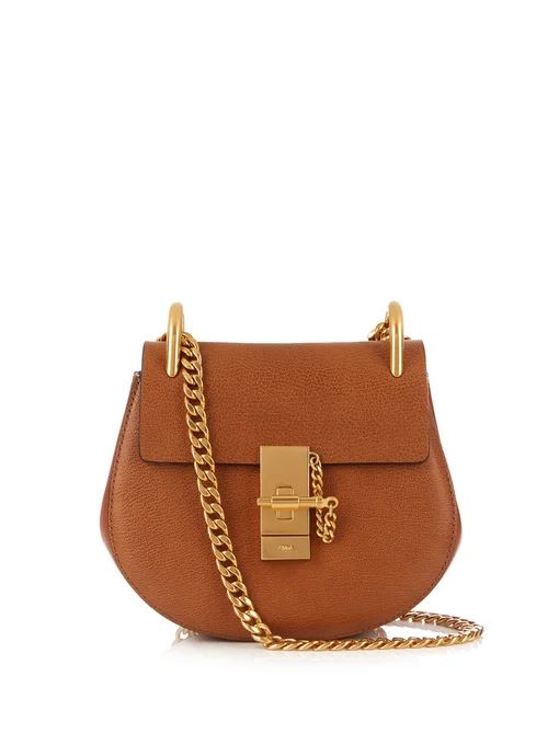 Drew mini leather cross-body bag | Chloé | Matches (UK)