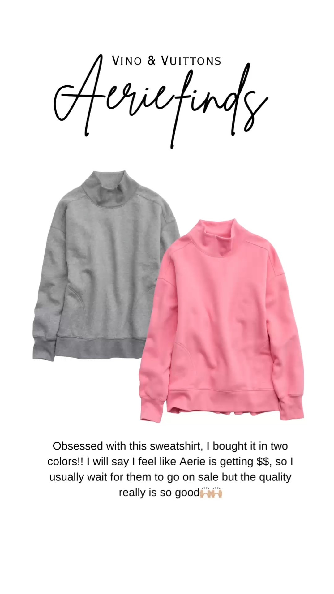 Obsessed with these sweatshirts! Two pockets and mock neck so perfect for these frigid temps! Wearing size small!


Travel outfit 
Athleisure
Sweatshirt
Lounge wear
Everyday style
Aerie 
Mom outfit 
Postpartum 

#LTKmomlife #LTKgrwm #LTKTravel