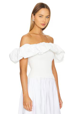 Cherie Top in White | Revolve Clothing (Global)