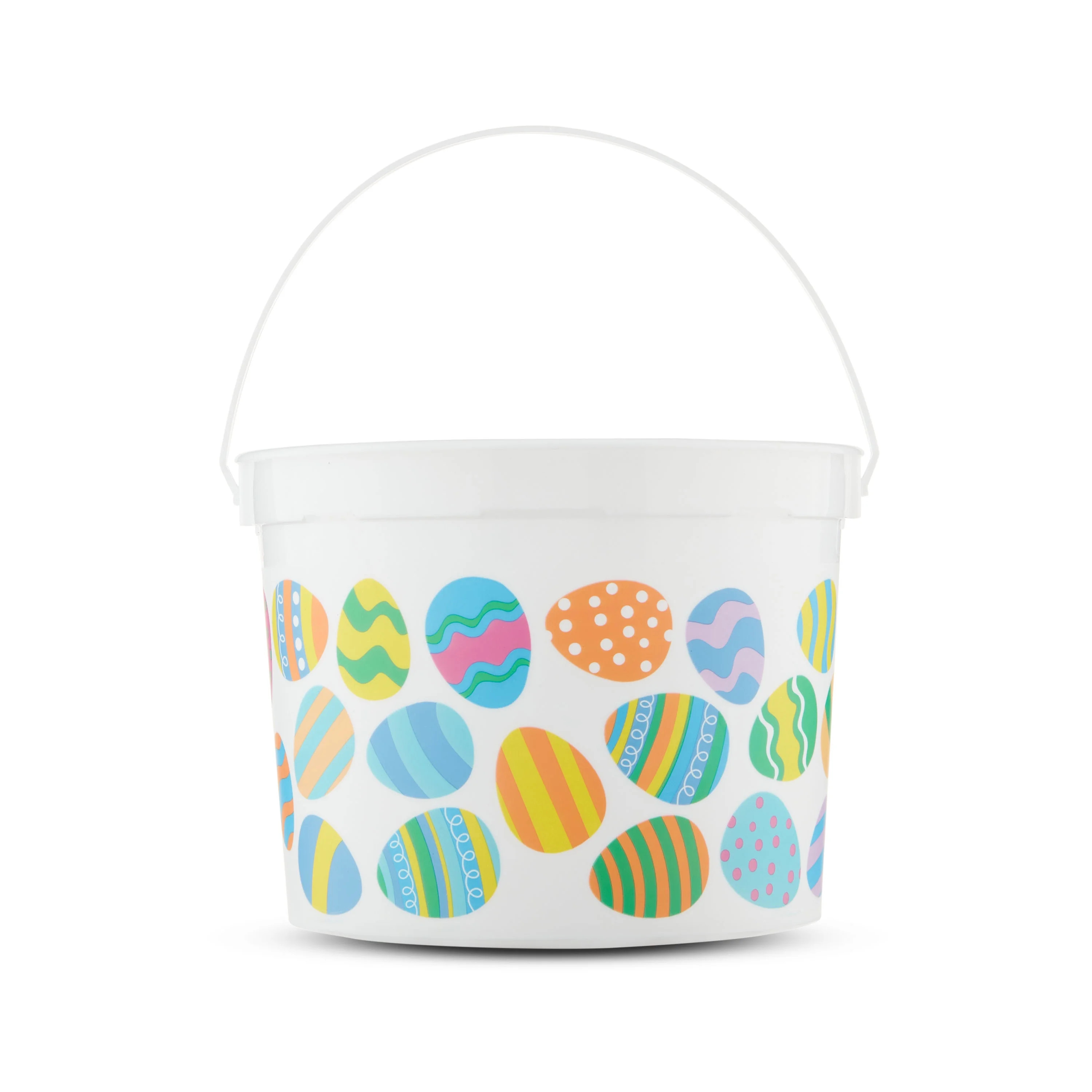 Easter Eggs Plastic Bucket, 5 qt, by Way To Celebrate | Walmart (US)