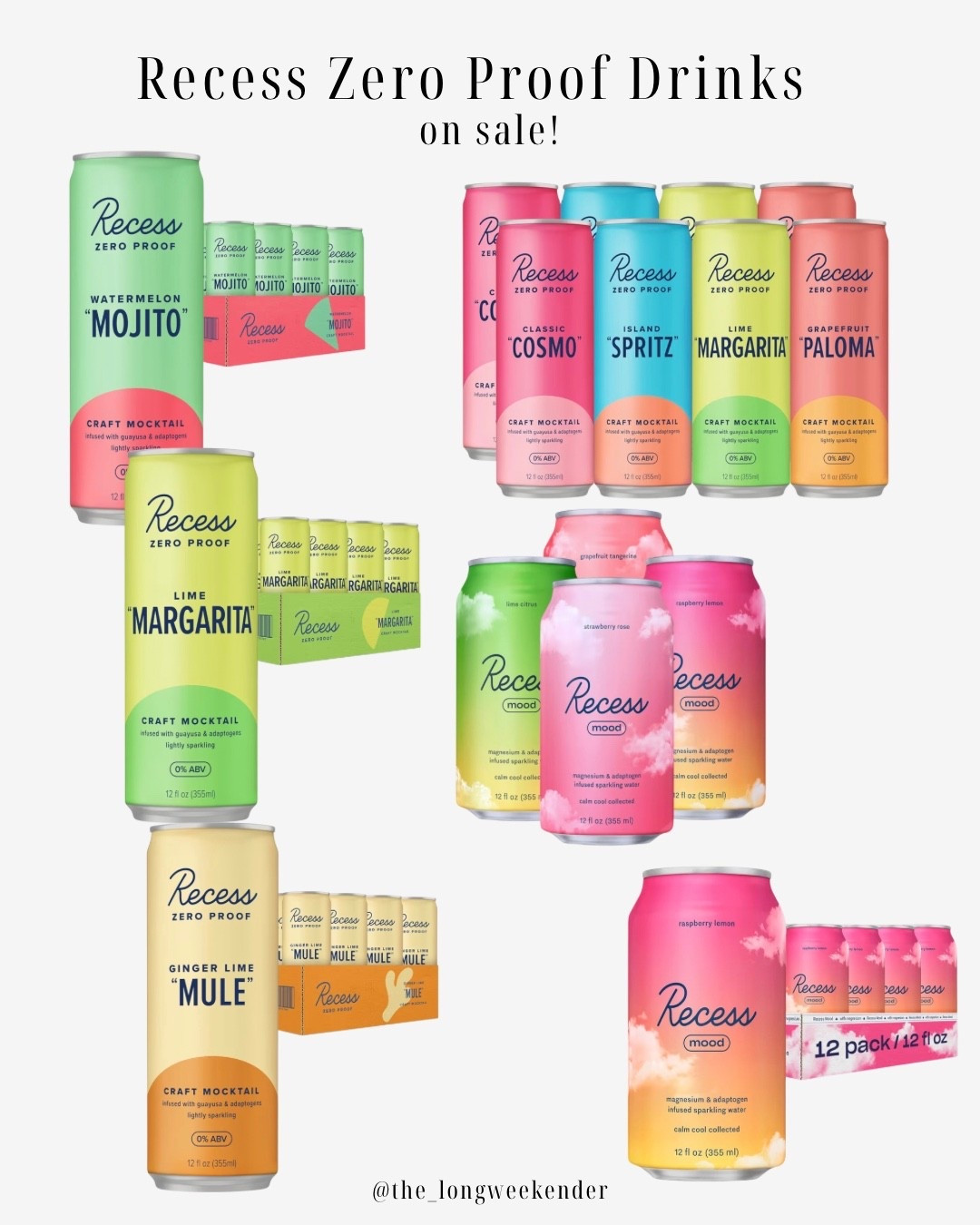 Recess Zero Proof and Mood Magnesium Drinks are on sale! I love these + drink the mood sparkling beverages at night ✨

#LTKActive #LTKfoodie #LTKfitnessgoals
