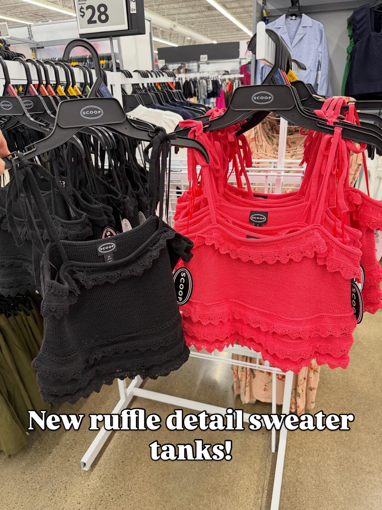 Sweater knit tanks at Walmart #walmartfashion