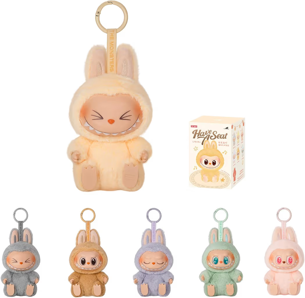 POP MART The Monsters Have a Seat Vinyl Plush Blind Box Action Figures Collectible Toys Single Box | Amazon (US)