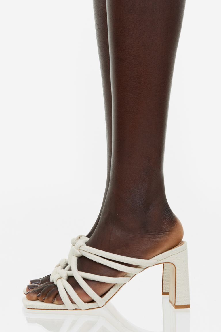 Square-toe Slip-on Sandals | H&M (US)
