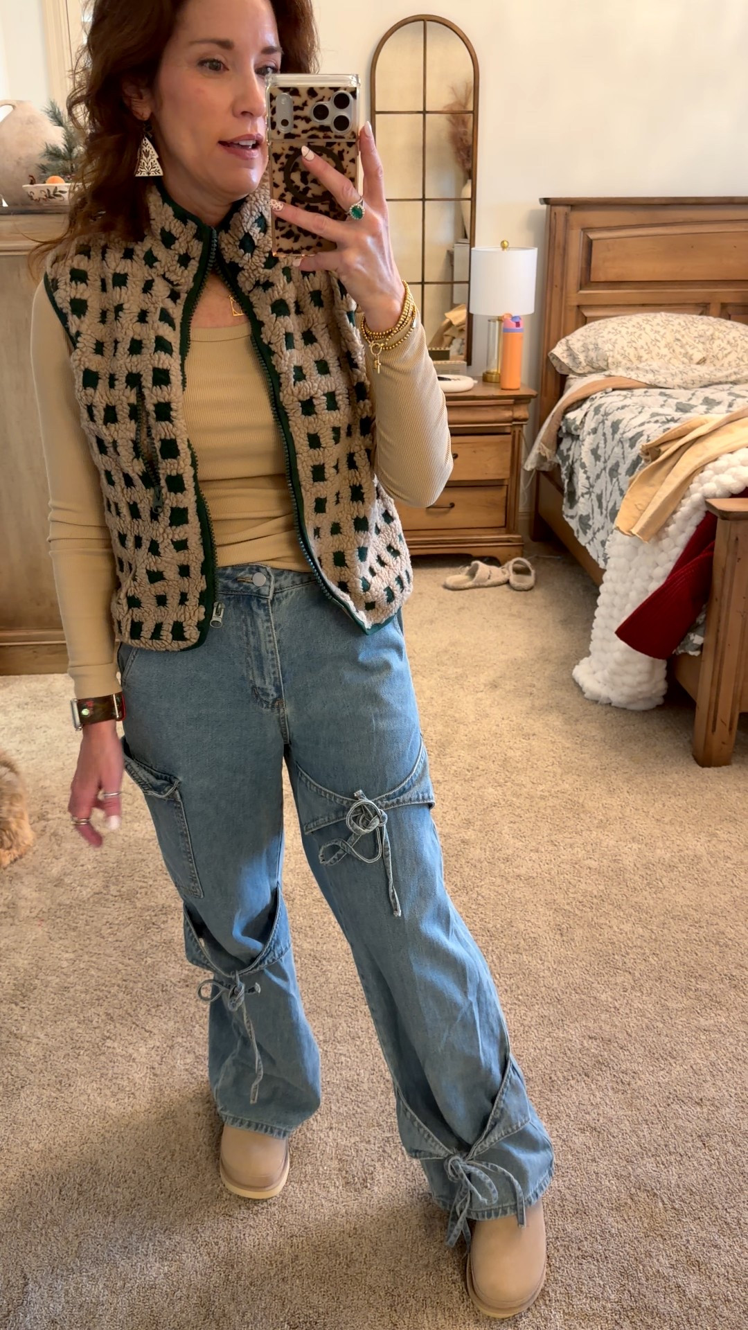 Love this vest so cute & on sale on Amazon too! 

Paired with now jeans and my clog uggs 

#LTKPetite #LTKOver40 #LTKFindsUnder50