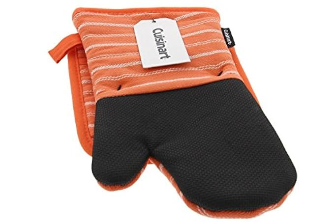 Cuisinart Kitchen Oven Mitt/Glove & Rectangle Potholder with Pocket Set w/Neoprene for Easy Gripping | Amazon (US)