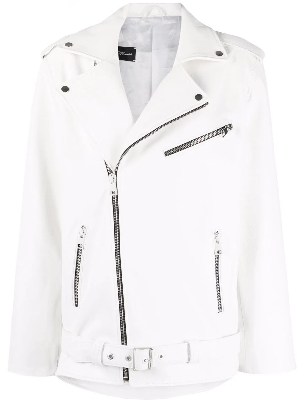 Manokhi Dad's Leather Jacket - Farfetch | Farfetch Global