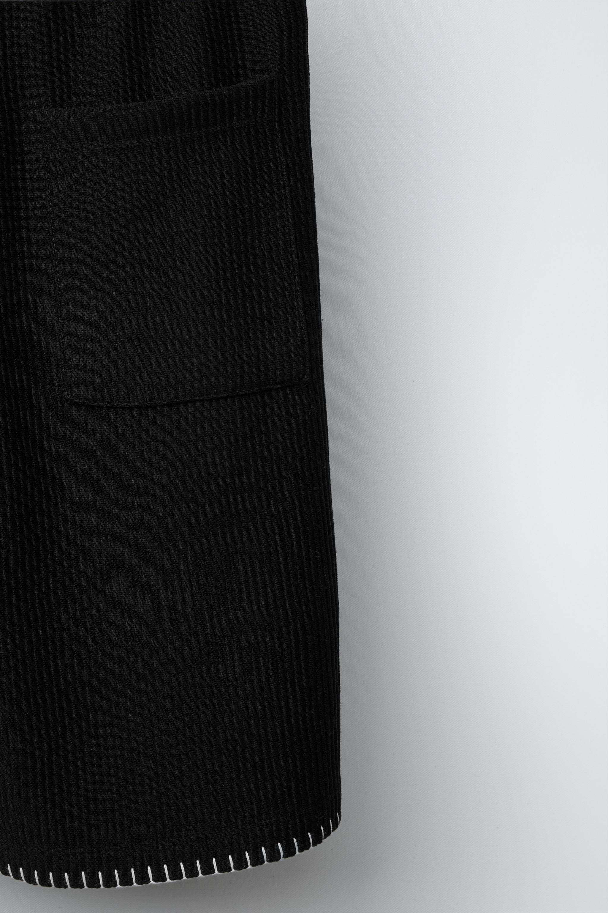 OTTOMAN TOPSTITCHED SHORTS | Zara US