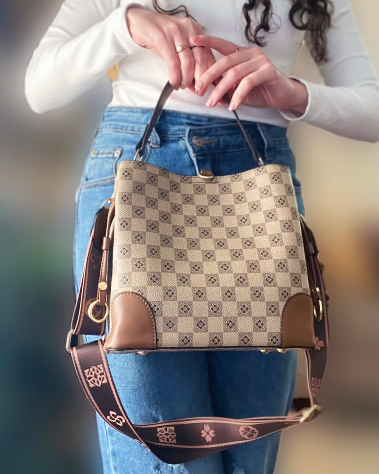 Hobo Handbags Satchel Purse Tote Bag Top handle Bucket for women | Amazon (US)