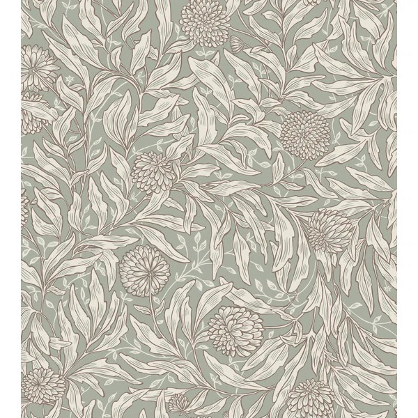 Villa Dalaro 2 Floral Wallpaper Roll | Wayfair North America