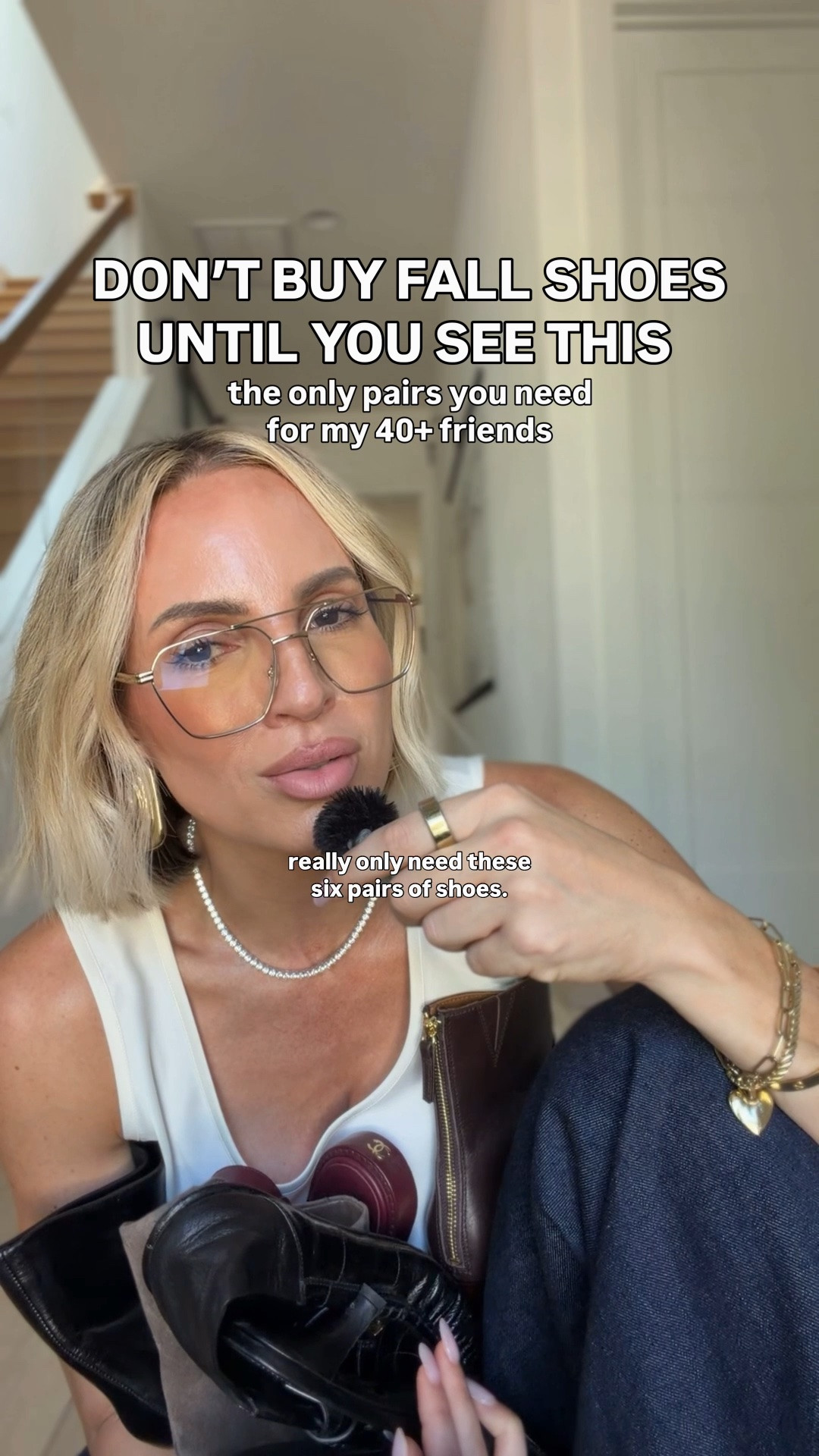 All these shoes run true to size. I’m wearing a small in the Nordstrom tank. Sadly, my glasses are sold out, but I linked two very similar looking ones below. ￼

#LTKSeasonal #LTKWorkwear #LTKOver40