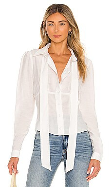 Bardot Chiara Blouse in Ivory from Revolve.com | Revolve Clothing (Global)
