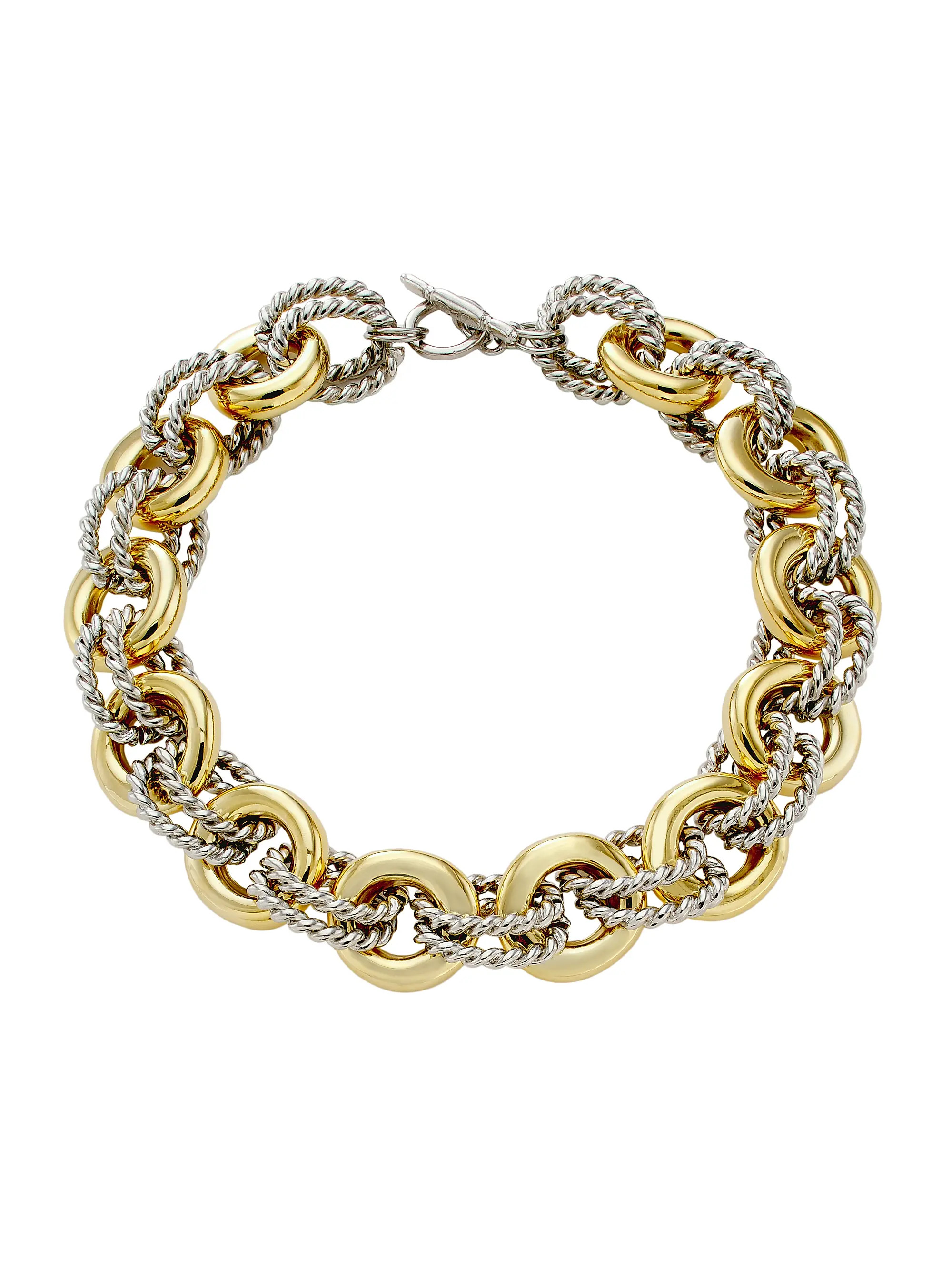 Two-Tone Chain Necklace | Saks Fifth Avenue