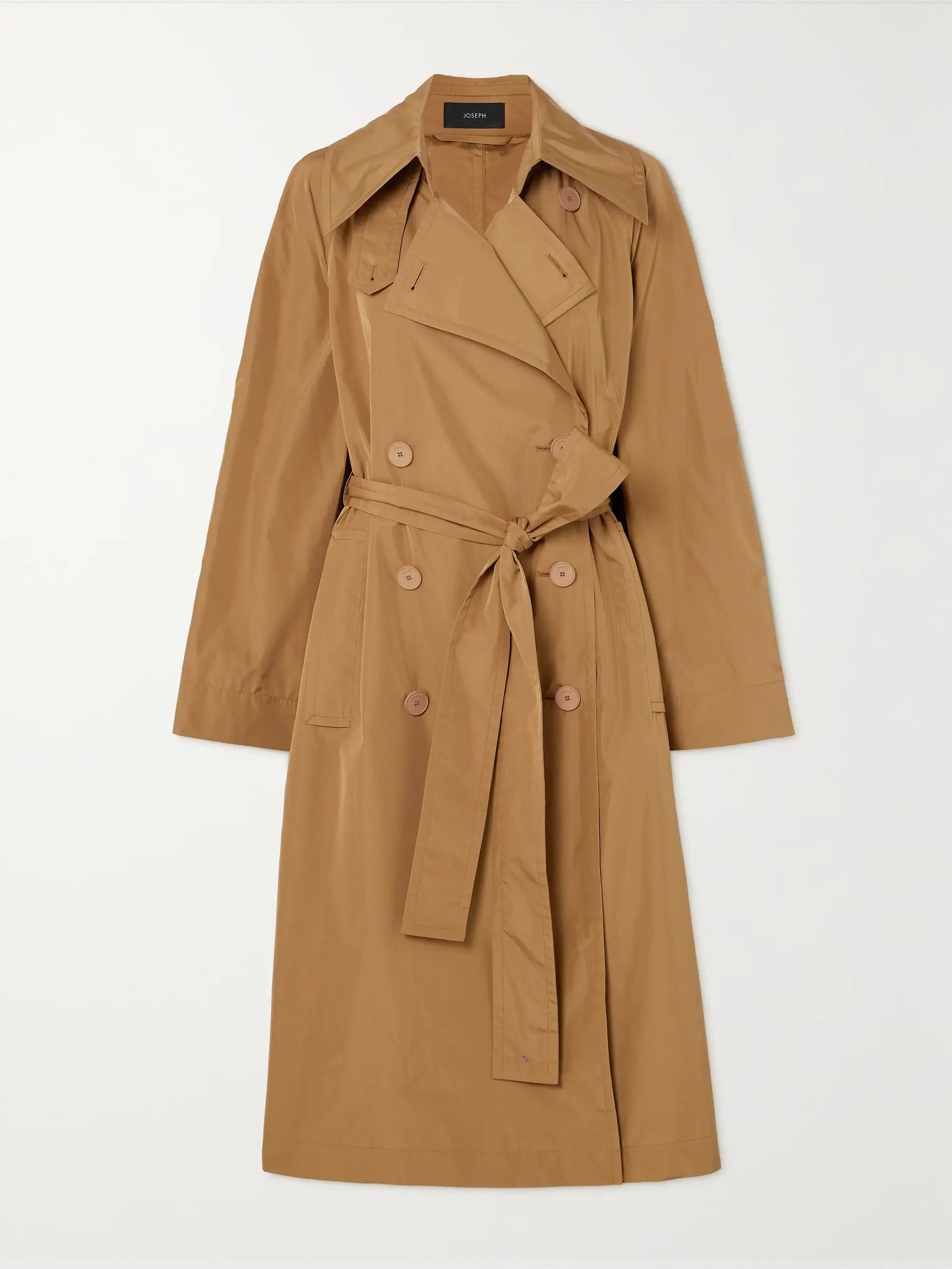 Rainwear Chatsworth belted double-breasted shell trench coat | NET-A-PORTER (US)