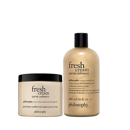 Philosophy philosophy fresh cream warm cashmere cleanse & moisturize duo | HSN