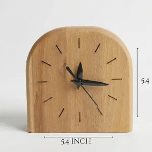 Personalized Minimalist Arch Desk Clock – Silent & Handcrafted | Etsy (Global)