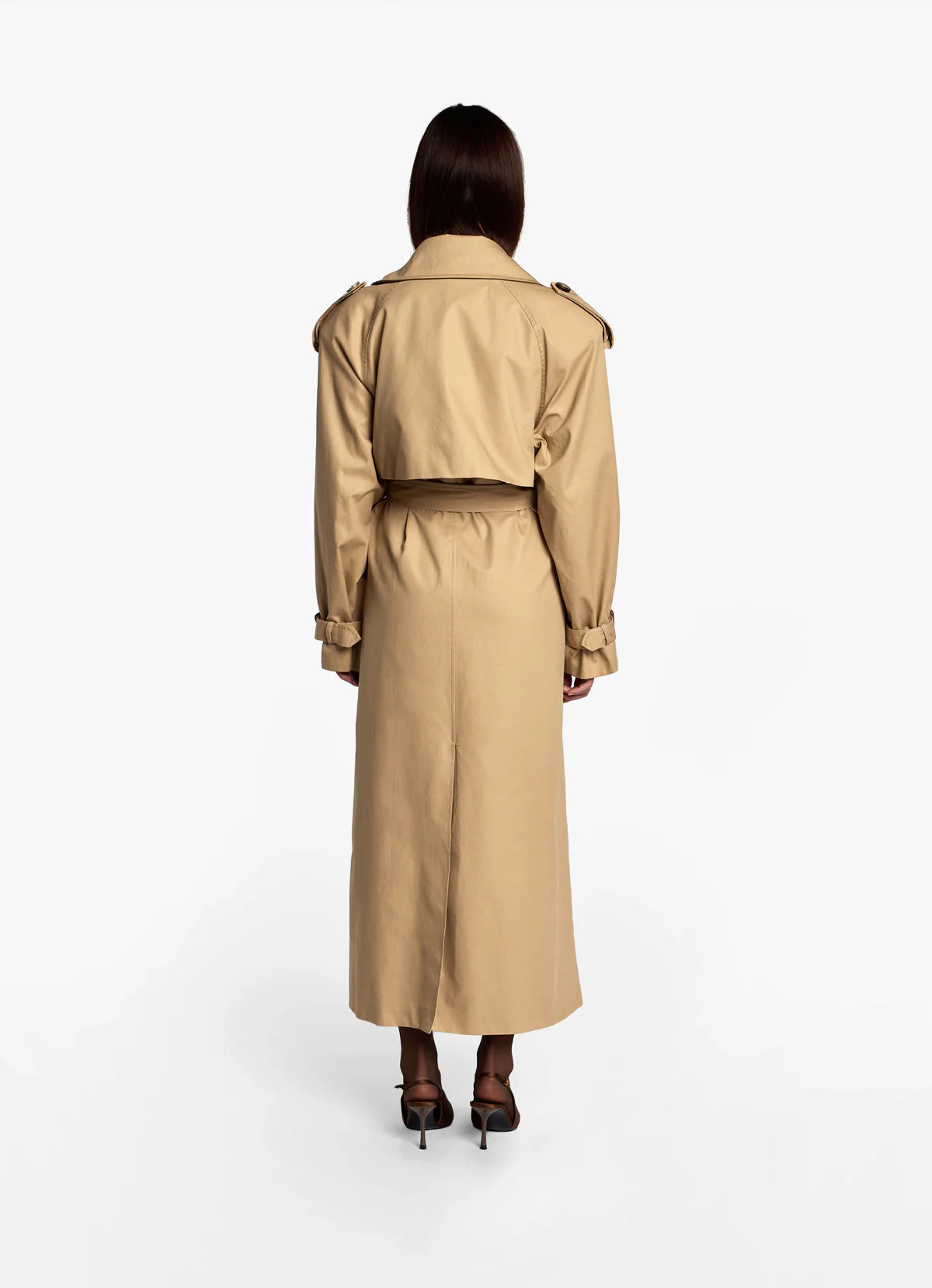 Tall Cotton Trench Coat | DE SAVARY LONDON