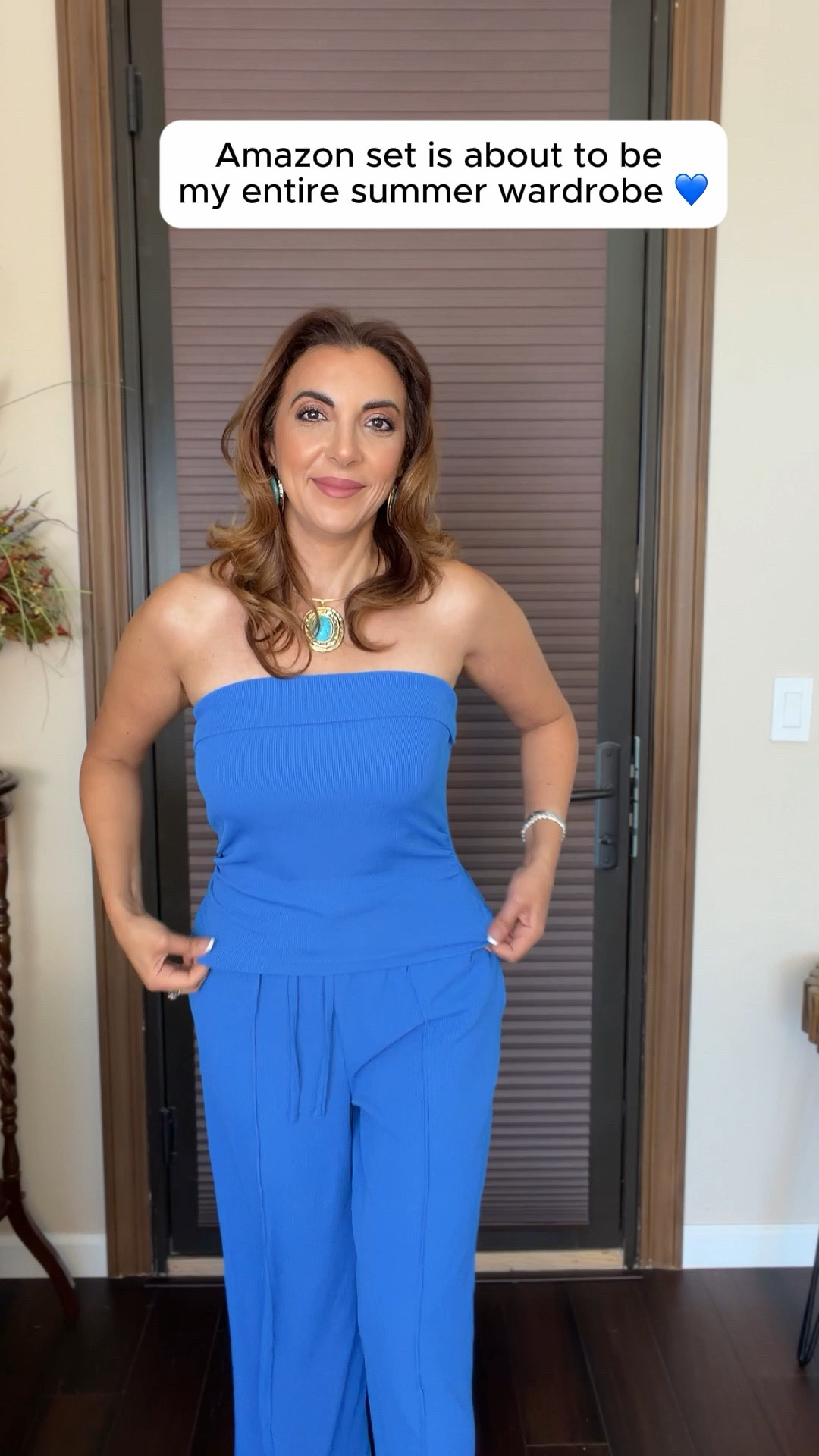Amazon finds never disappoint 💙✨

This 2-piece ribbed set is the definition of effortless style. Comfortable enough to lounge in, but polished enough to wear out for lunch, errands, travel, or date night.

The color, the fit, the wide-leg pants… and it’s only $39.99! 🙌

Would you wear this set in blue or another color? 👇💙

#LTKootd #LTKSaleAlert #LTKgrwm