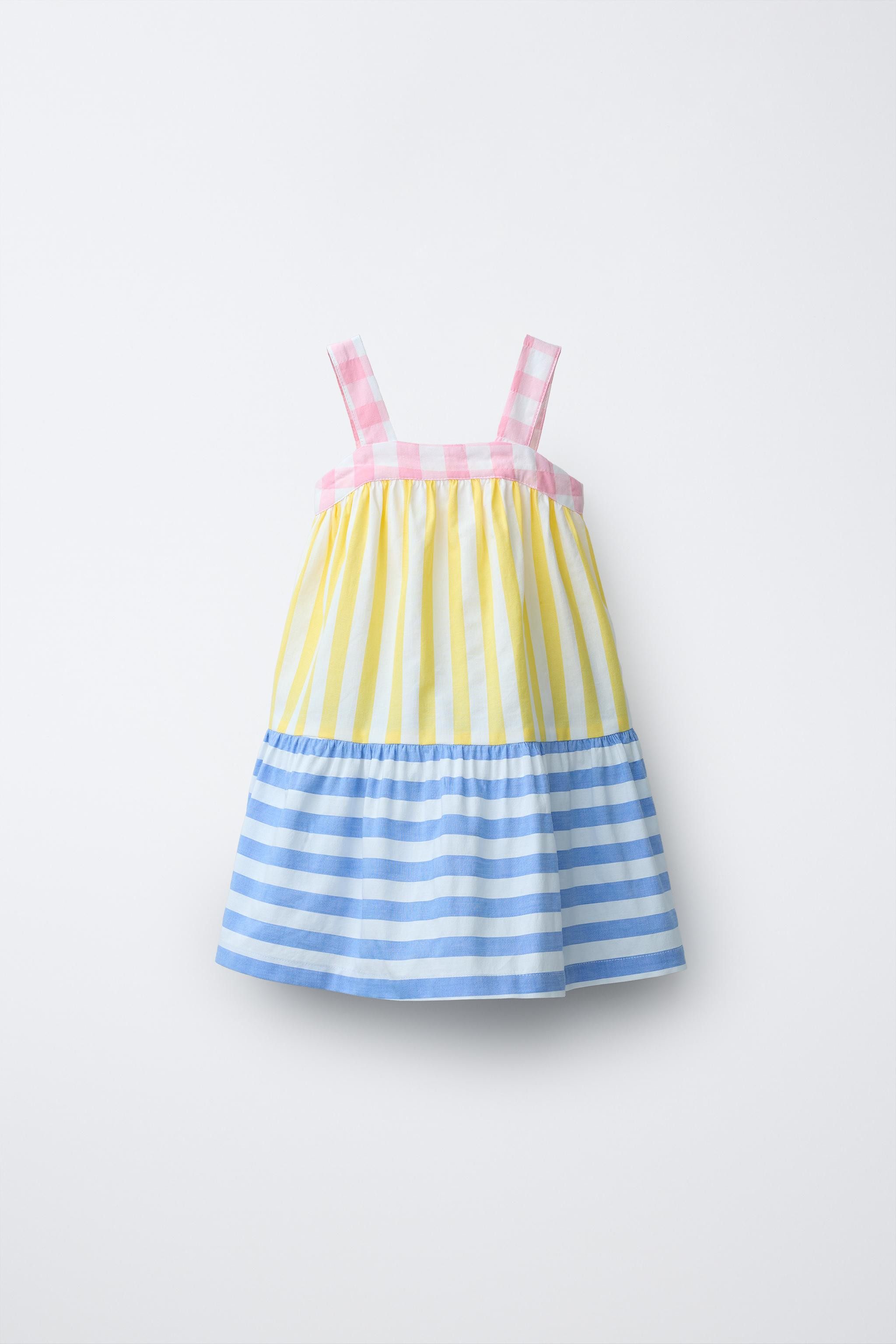 STRIPED AND PLAID DRESS CASA LAWA X ZARA KIDS | Zara US