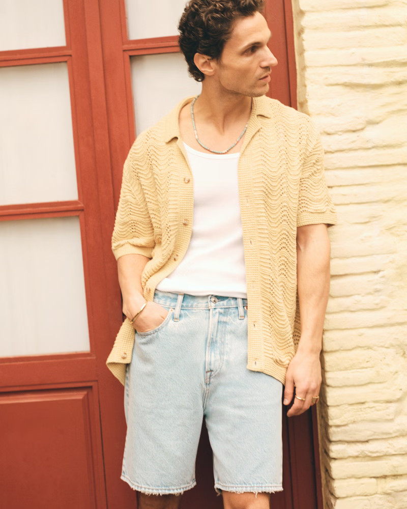 Loose Denim Short | Abercrombie & Fitch (US)