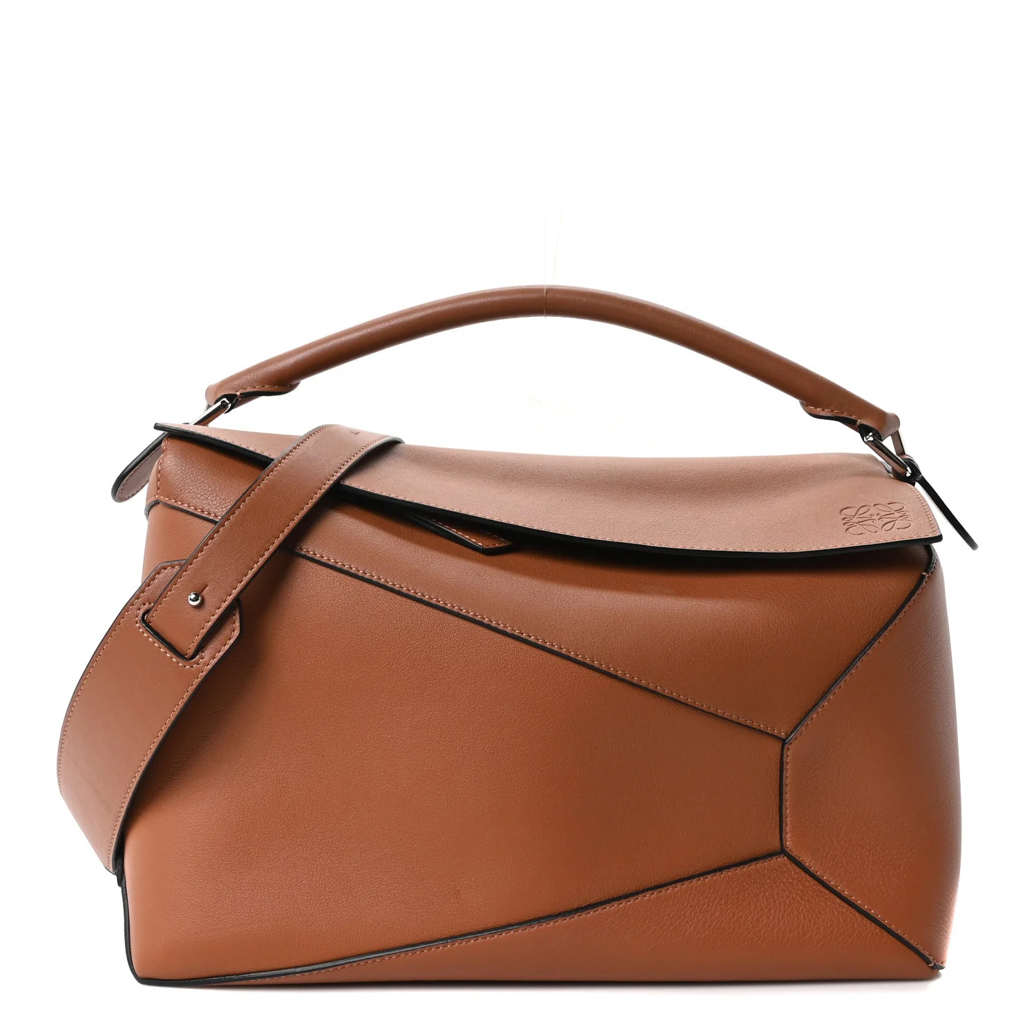 Loewe Calfskin Large Puzzle Bag Tan 1950253 | FASHIONPHILE (US)