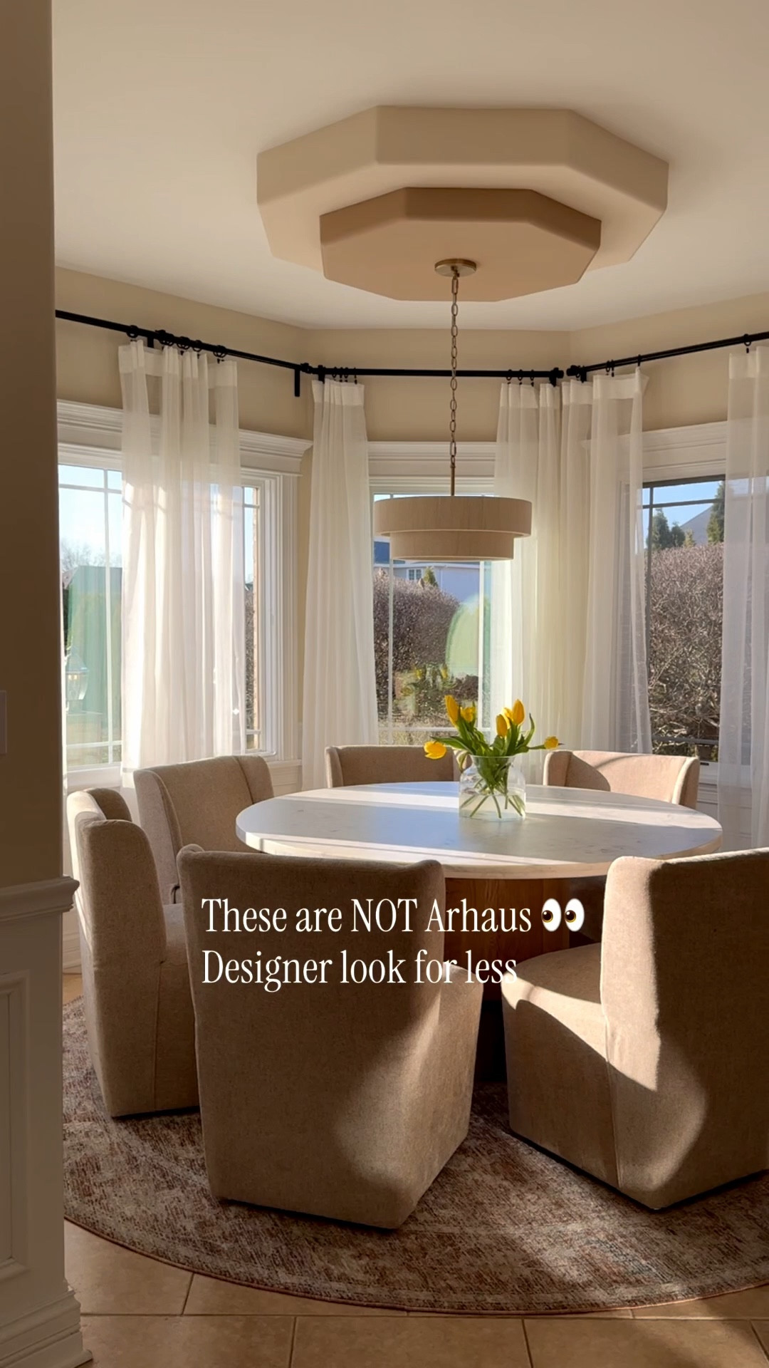 Amazon sculpted dining chairs 🤍
Arhaus-inspired look for less.
Linen texture, sturdy frame, and under $200 each.
Linking exact chairs here.


#LTKVideo #LTKhome