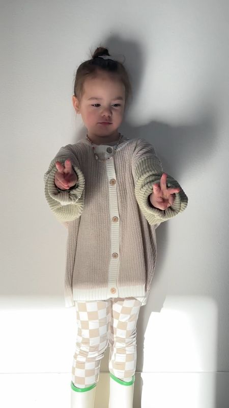 Toddler ootd / oversized cardigan / cute matching set / toddler casual clothes / preschool outfits 

#LTKSeasonal #LTKstyletip #LTKkids